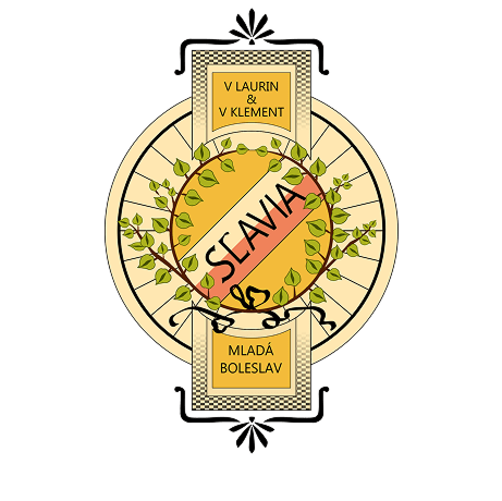 Slavia bicycle badge